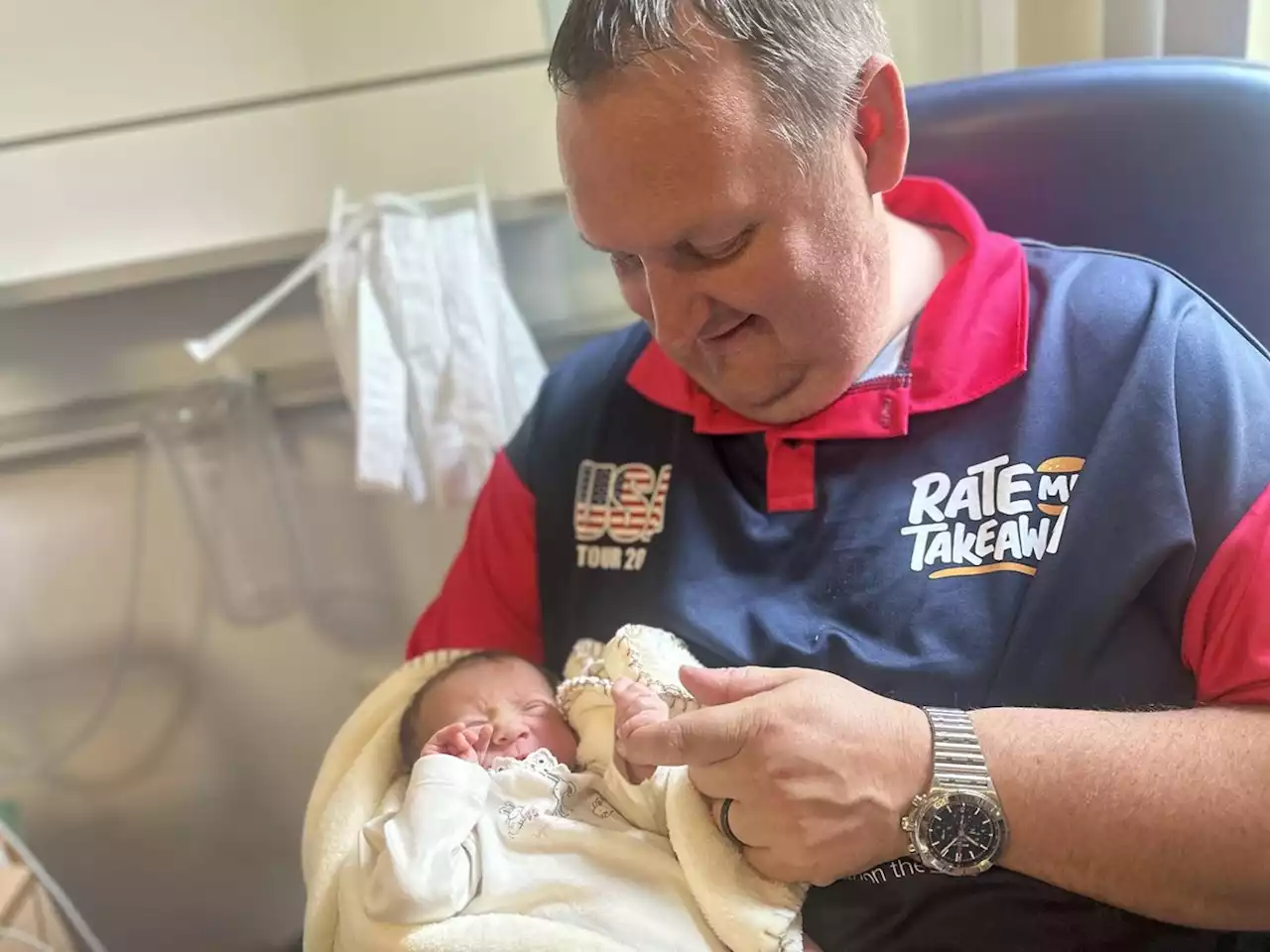 Danny Malin cuts Rate My Takeaway review short to race home for birth of his 'little princess'