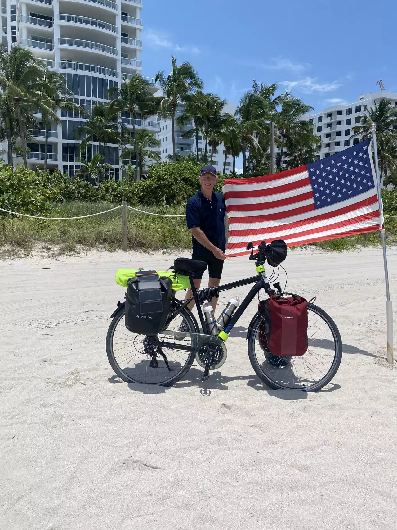 Cet agriculteur breton a parcouru 5 000 kilomètres à vélo aux États-Unis