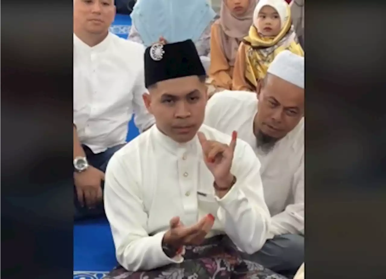 Groom in Kelantan warms hearts on TikTok by exchanging wedding vows in sign language (VIDEO)