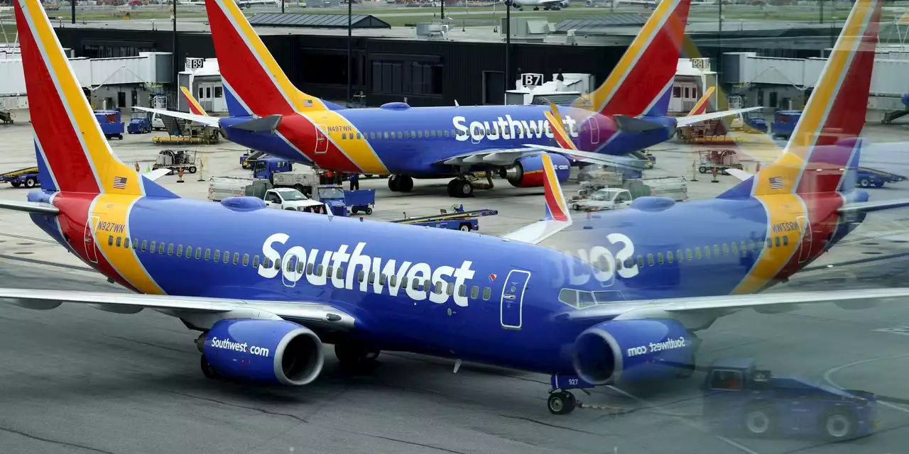 Airline stocks fall again, with Southwest and JetBlue shares at multiyear lows