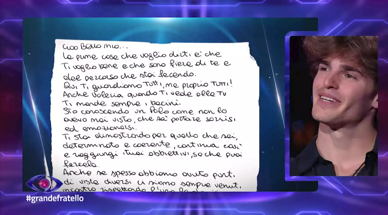 'Grande Fratello', Paolo Masella si emoziona per la lettera della sorella: 'Spero in una nuova possibilità con papà'