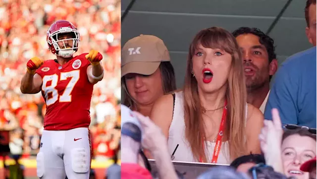 Se agota la chaqueta vaquera '1989' de Travis Kelce por el spot de Taylor  Swift