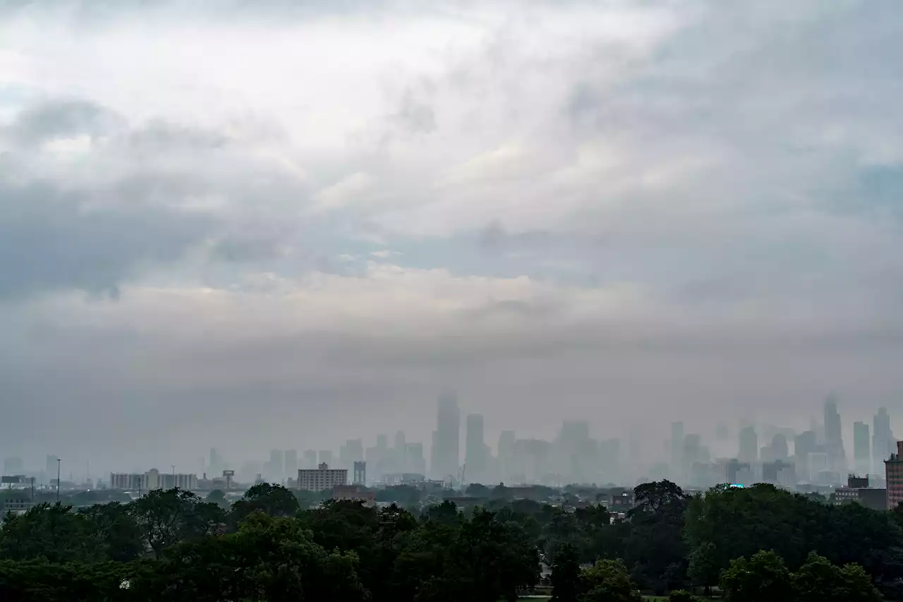 Strong to severe storms develop across Chicago, with heavy rain, lighting and a ‘brief tornado possible'