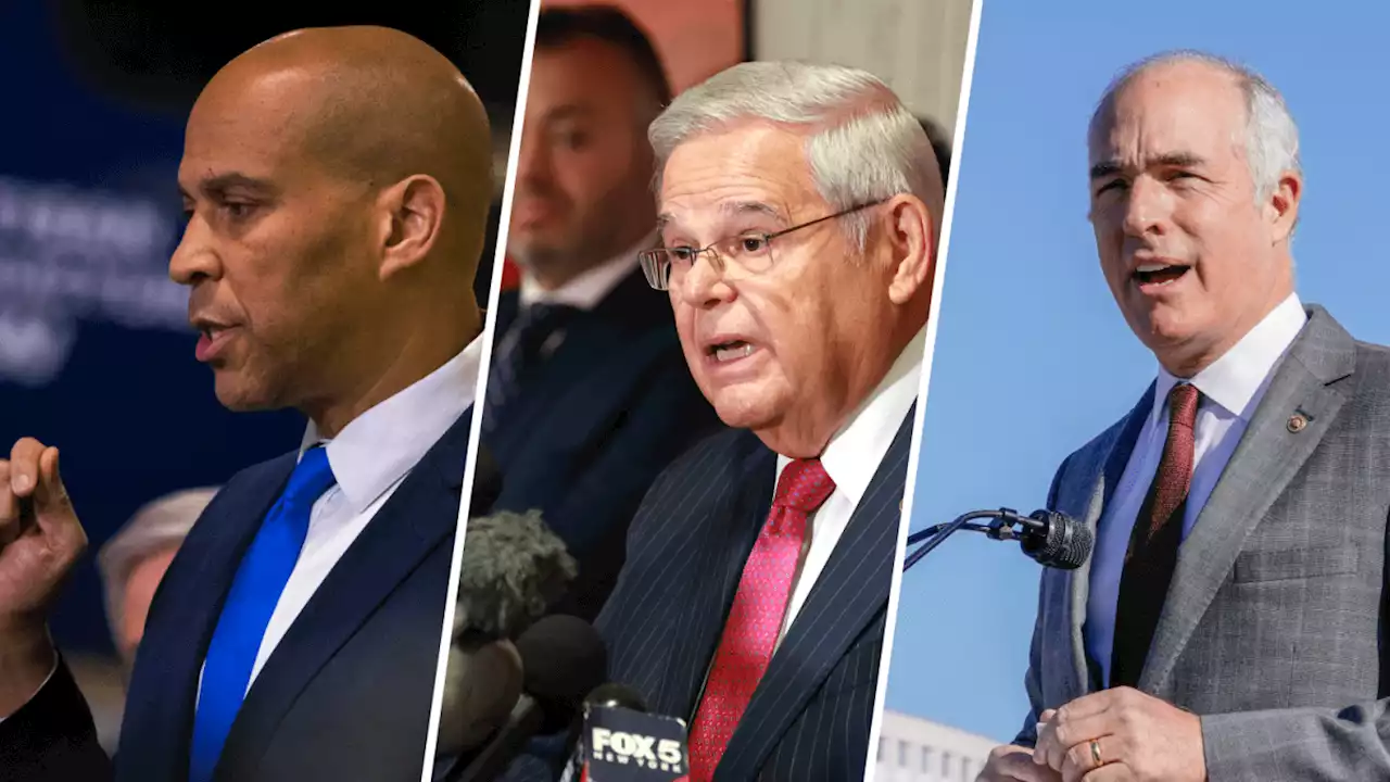 Sens. Booker, Casey call for indicted Sen. Menendez to step down