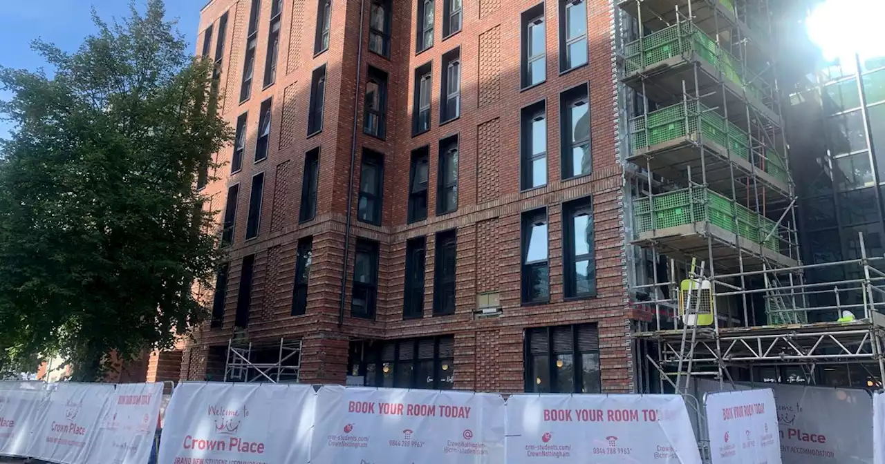 Flats for 400 students 'don't even look finished yet