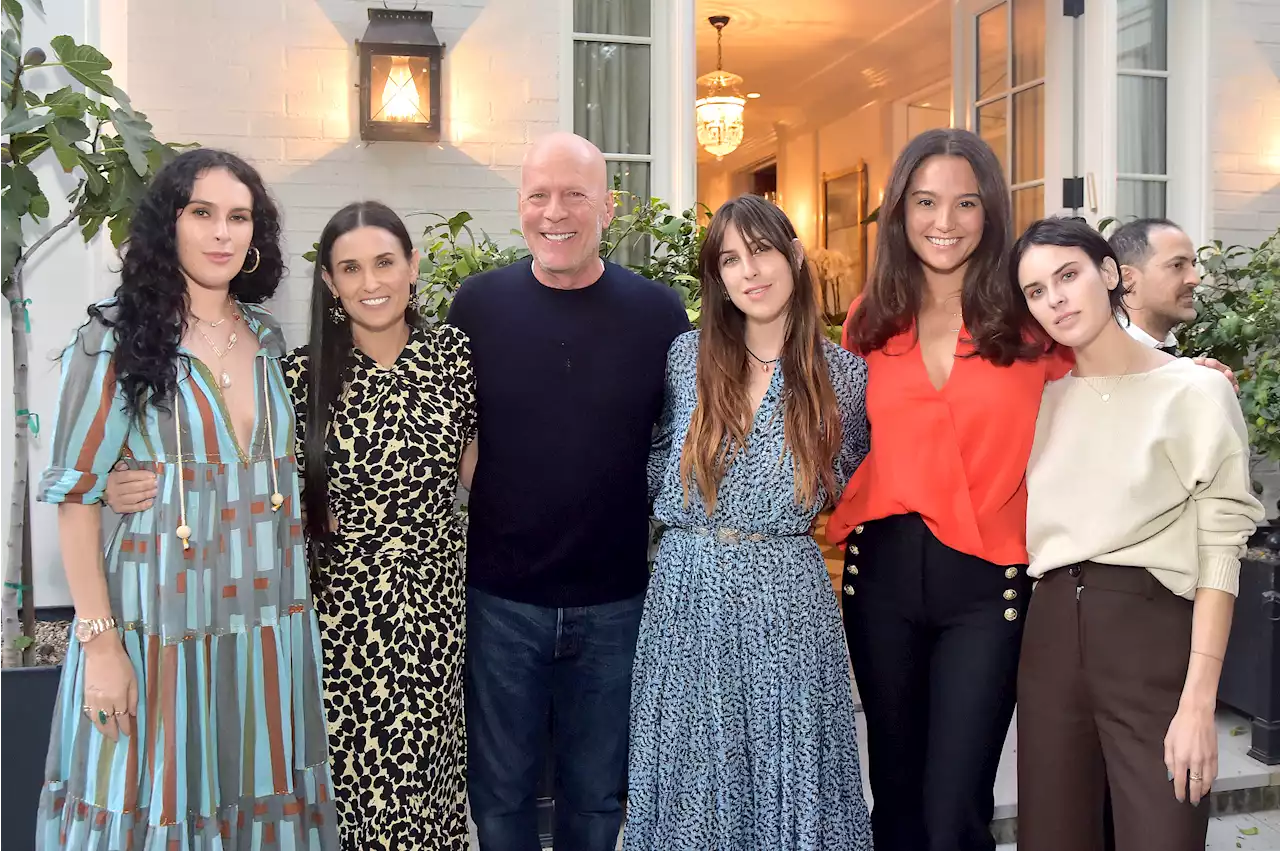 Bruce Willis’ daughters praise stepmom Emma Heming after giving update on actor’s dementia