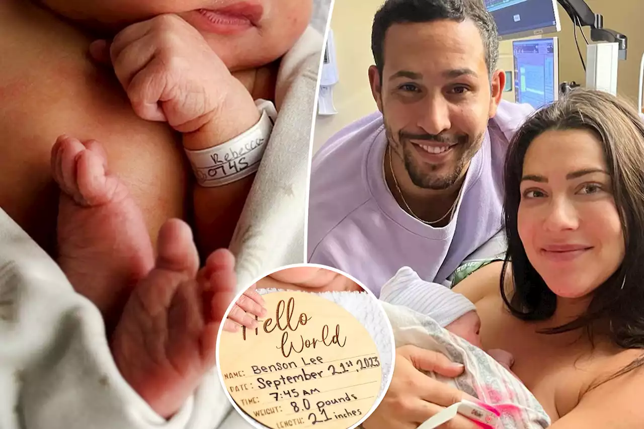 ‘Bachelor in Paradise’ alums Becca Kufrin, Thomas Jacobs share baby boy’s name and first photo