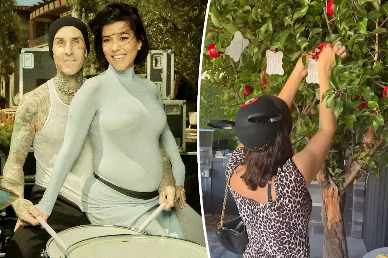 Travis Barker seemingly confirms Kourtney Kardashian’s baby name reveal after deleted pic