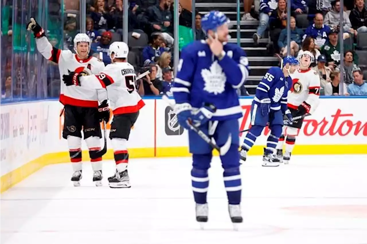 Jakob Chychrun scores twice, Senators beat Maple Leafs in overtime