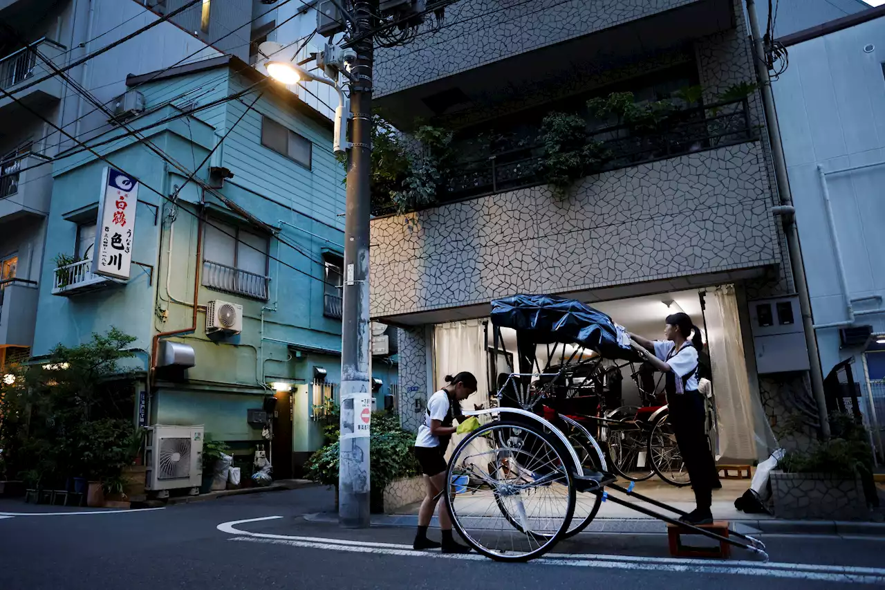 Social media inspires Japanese women to dash into rickshaw pulling