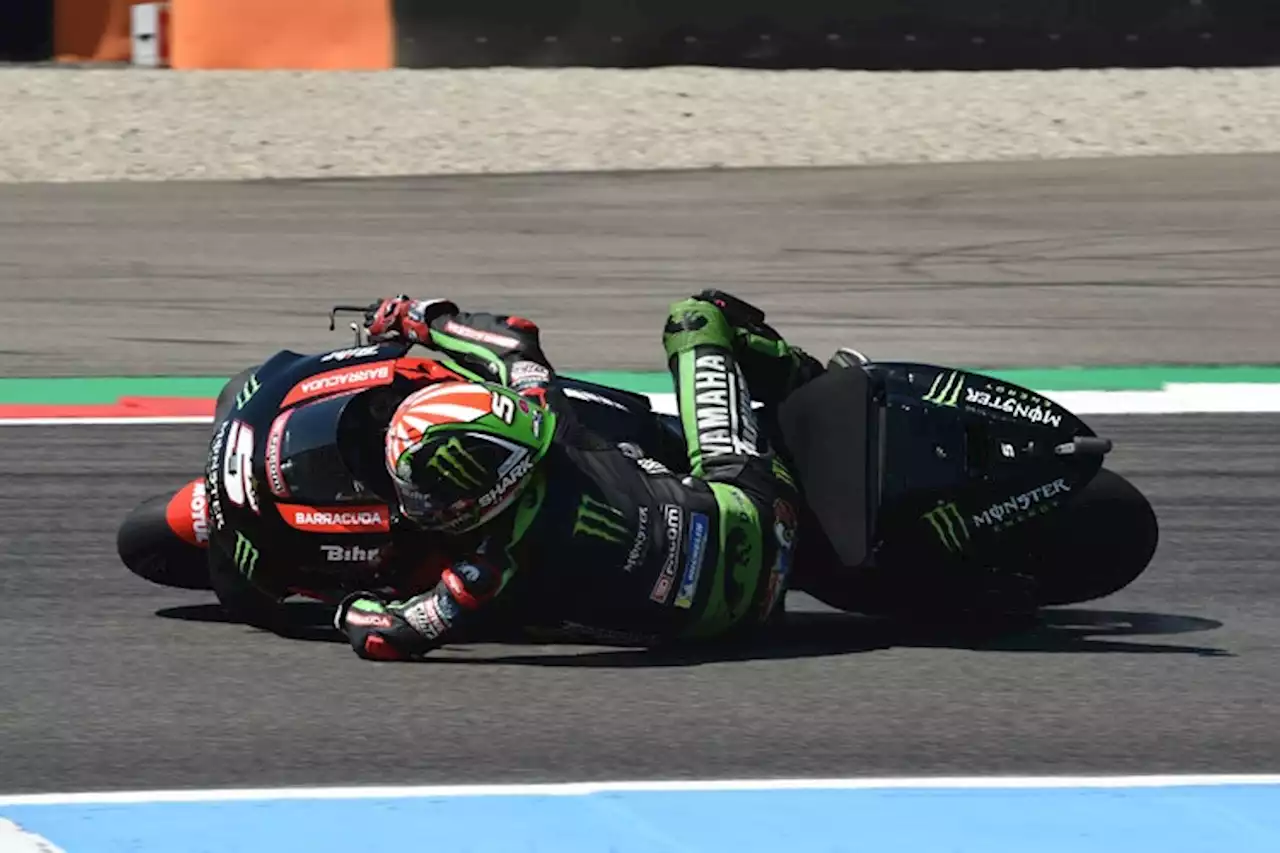 FP 2: Johann Zarco (Yamaha Tech3) Sturz und Platz 10