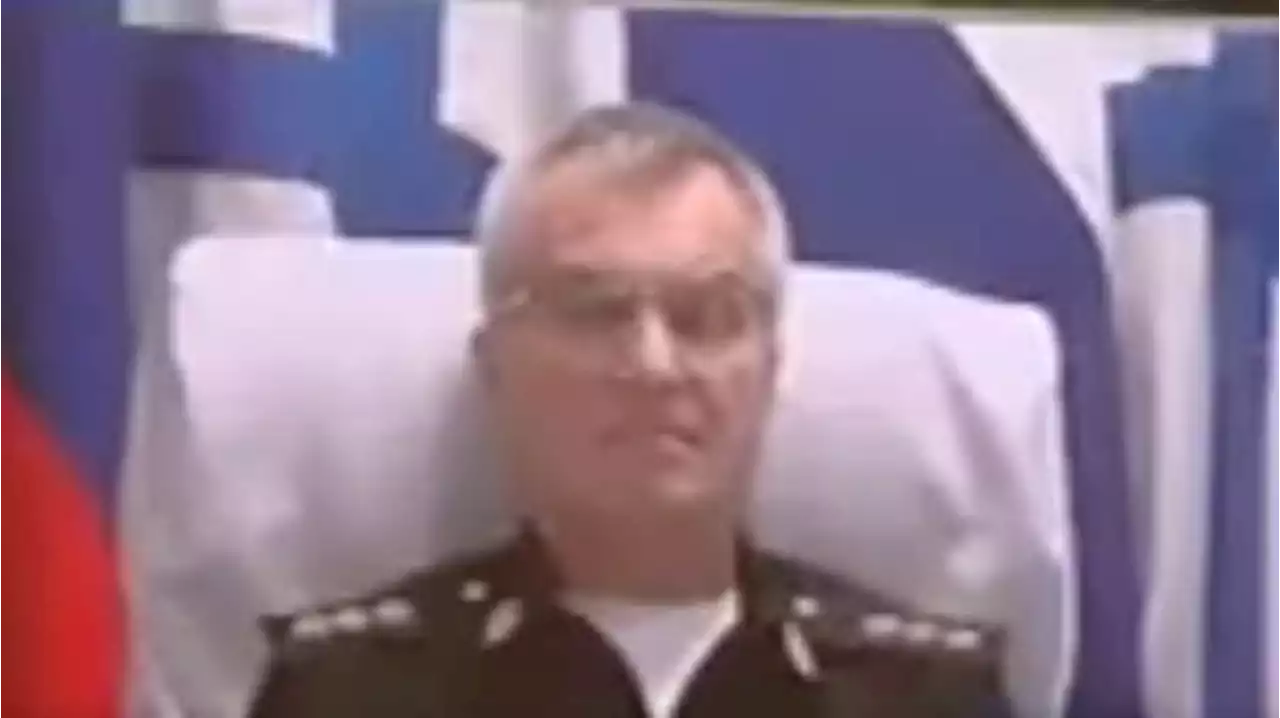 ‘Dead’ Russian Admiral Shoved in Front of the Cameras