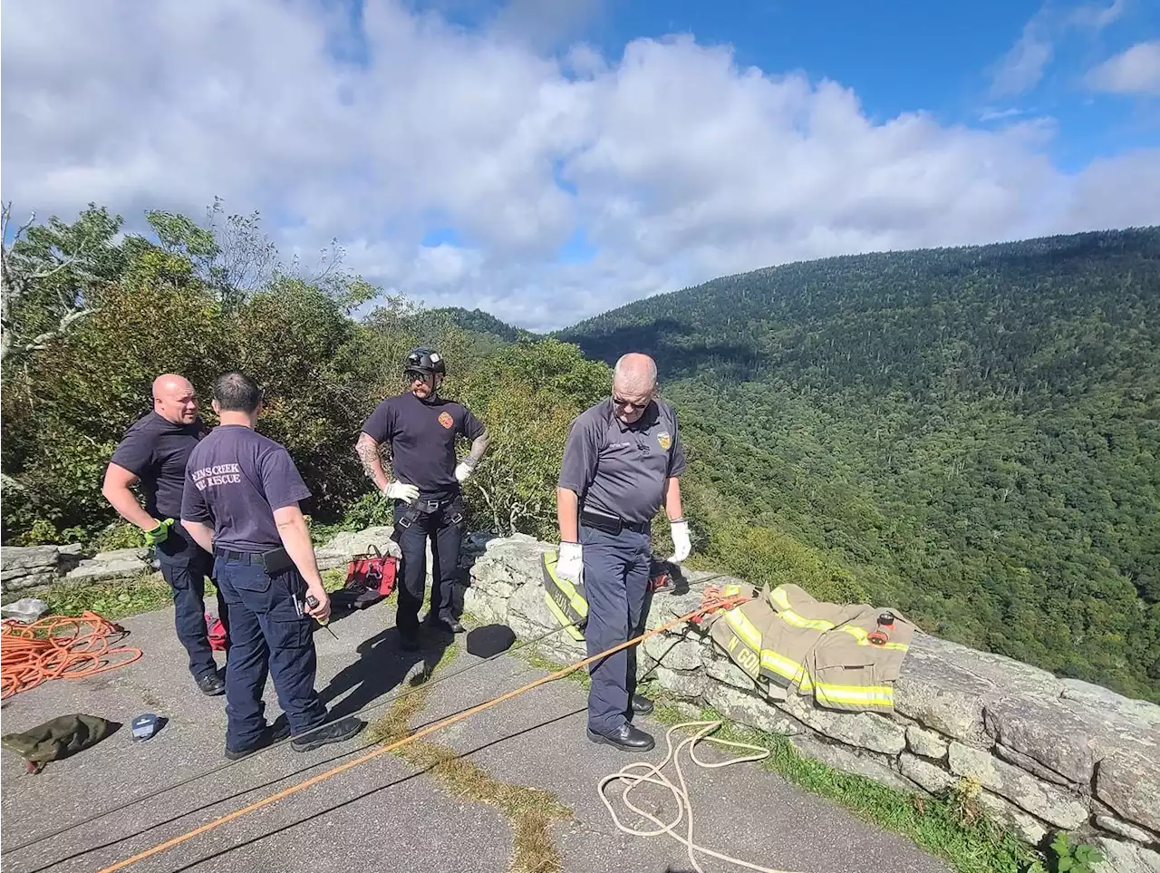 Woman dies after falling 150 feet from cliff in North Carolina