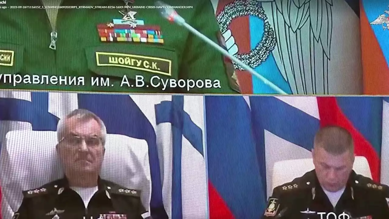 Live blog: Russia shows admiral claimed killed by Ukraine attending meeting