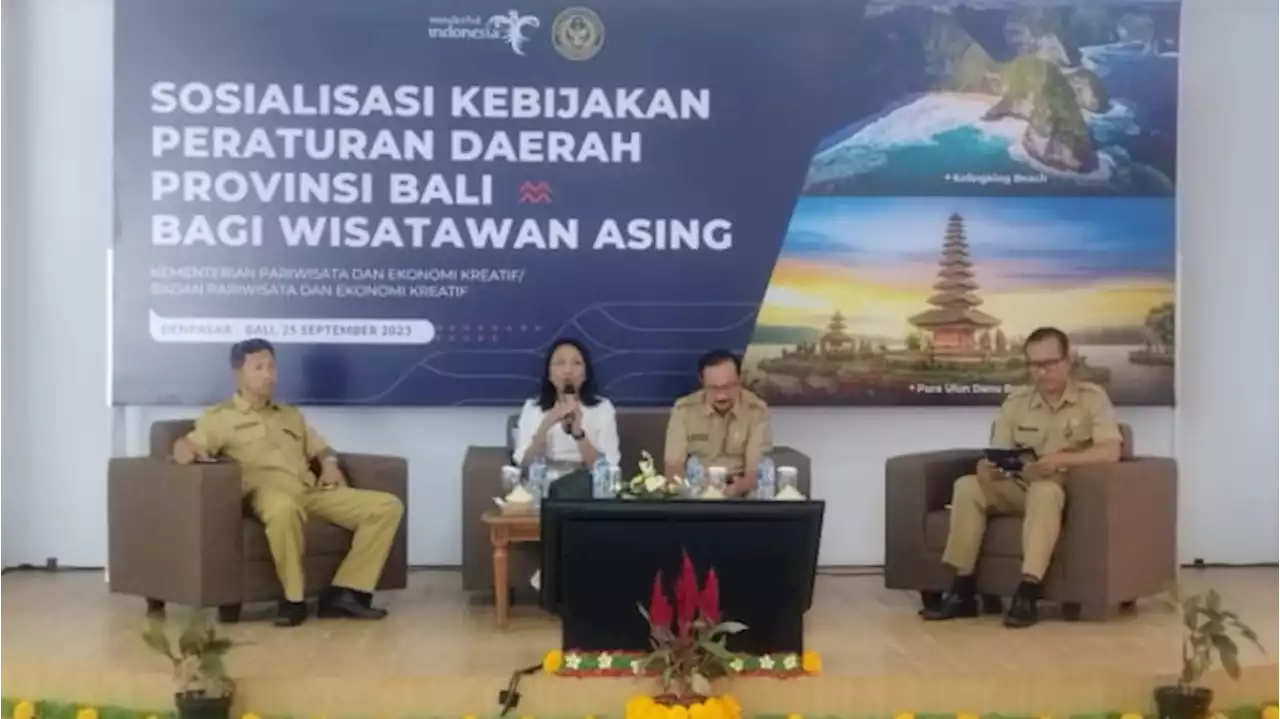 Wisman ke Bali Wajib Bayar Pungutan Rp 150 Ribu Mulai 2024