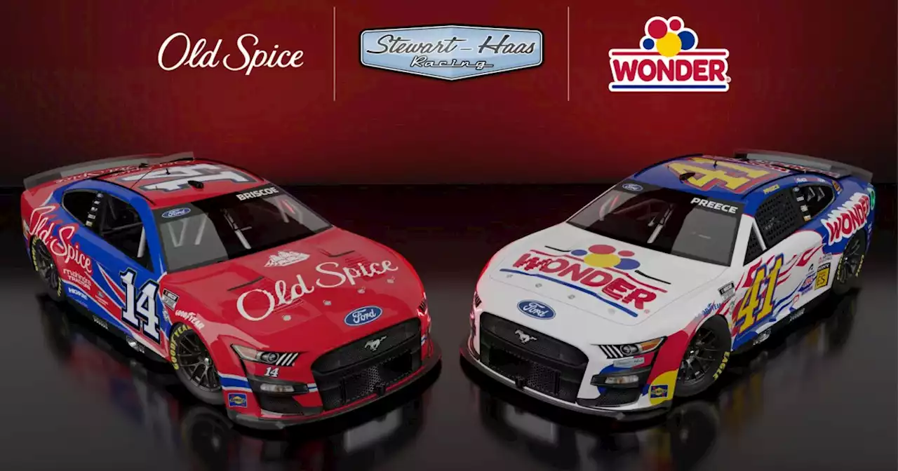 Stewart Haas teams with Wonder Bread, Old Spice to bring 'Talladega Nights' paint schemes back