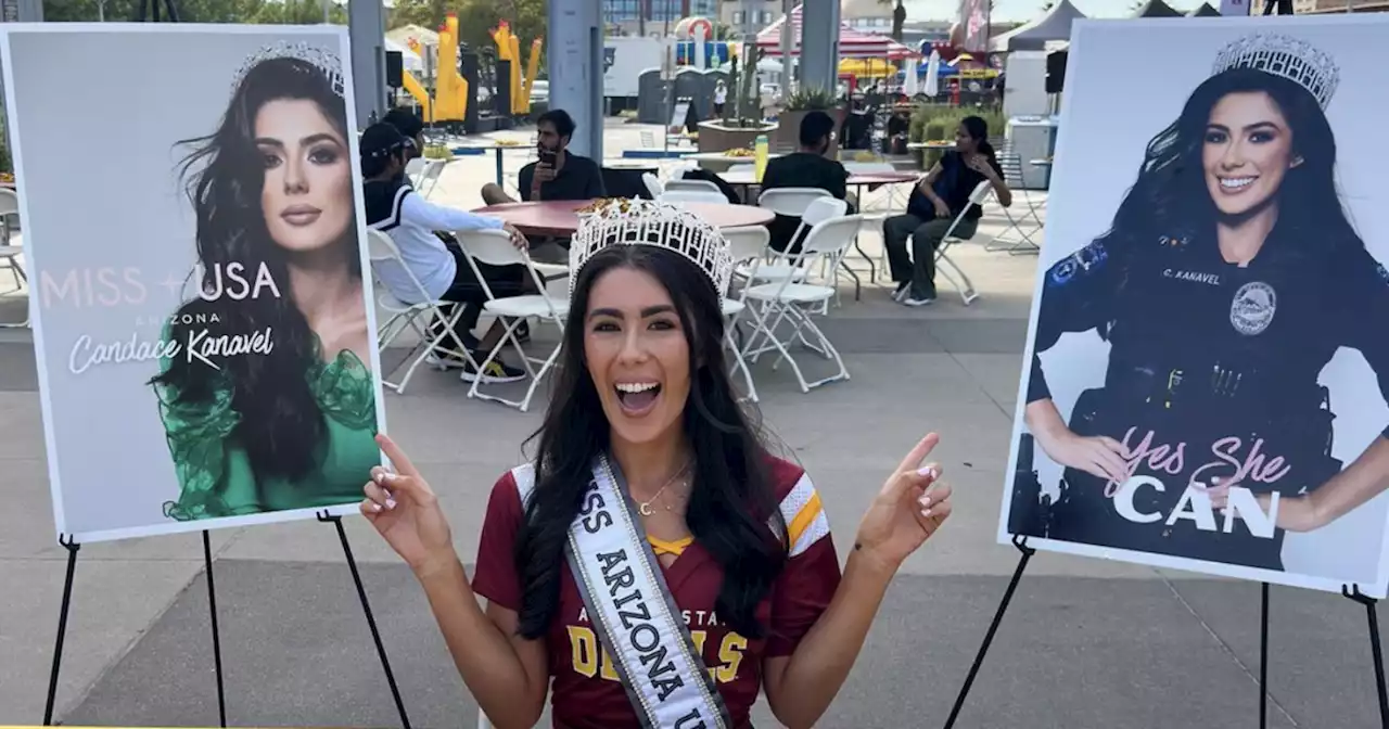 Tempe police officer crowned Miss Arizona now competing in Miss USA pageant