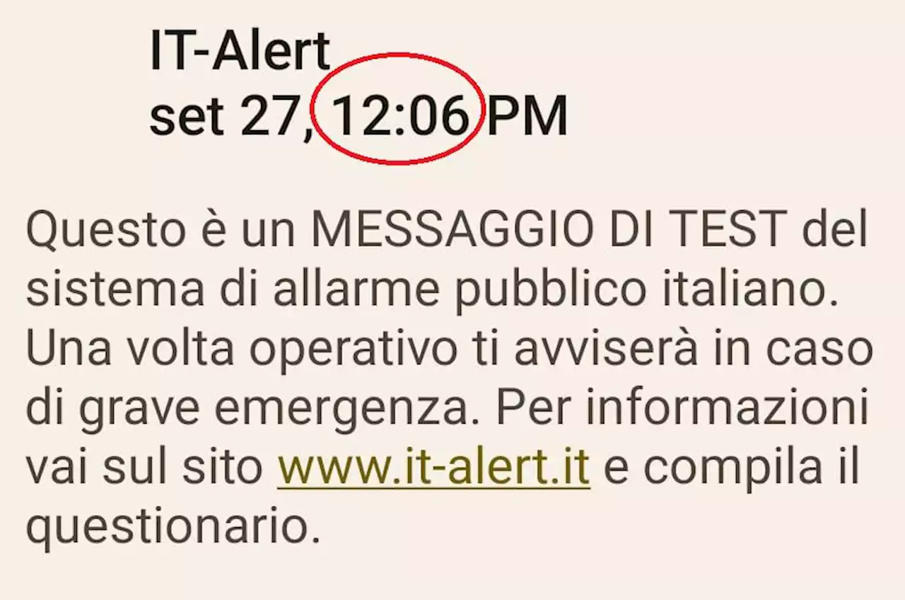 IT-alert Lazio, scatta polemica social: 'Allarme arrivato due volte'