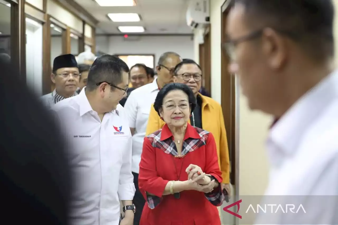 Megawati hadiri rapat mingguan TPN Ganjar