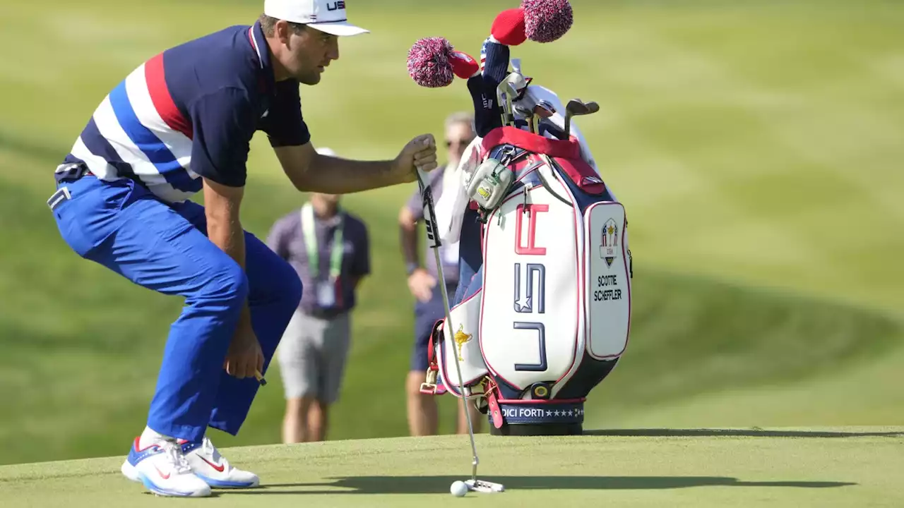 Scheffler hooks up with putting coach and believes he's back on track for Ryder Cup