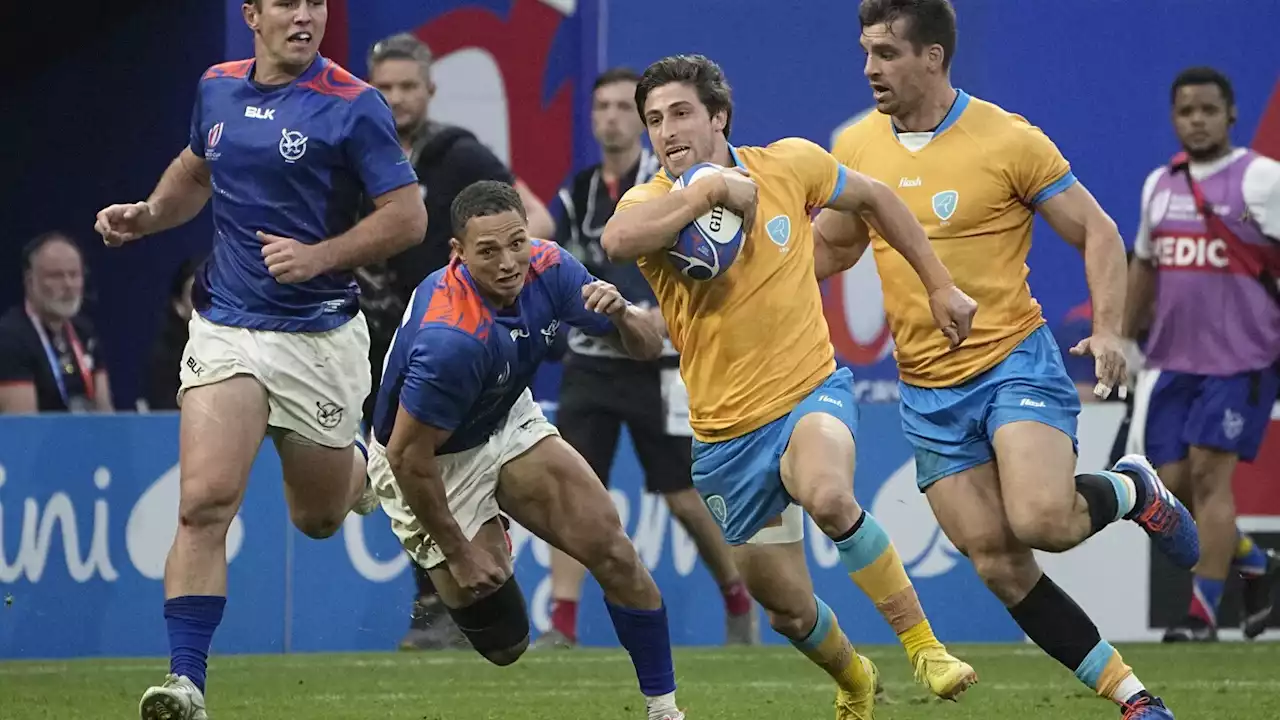 Uruguay wins at Rugby World Cup after 3 yellow cards for Namibia