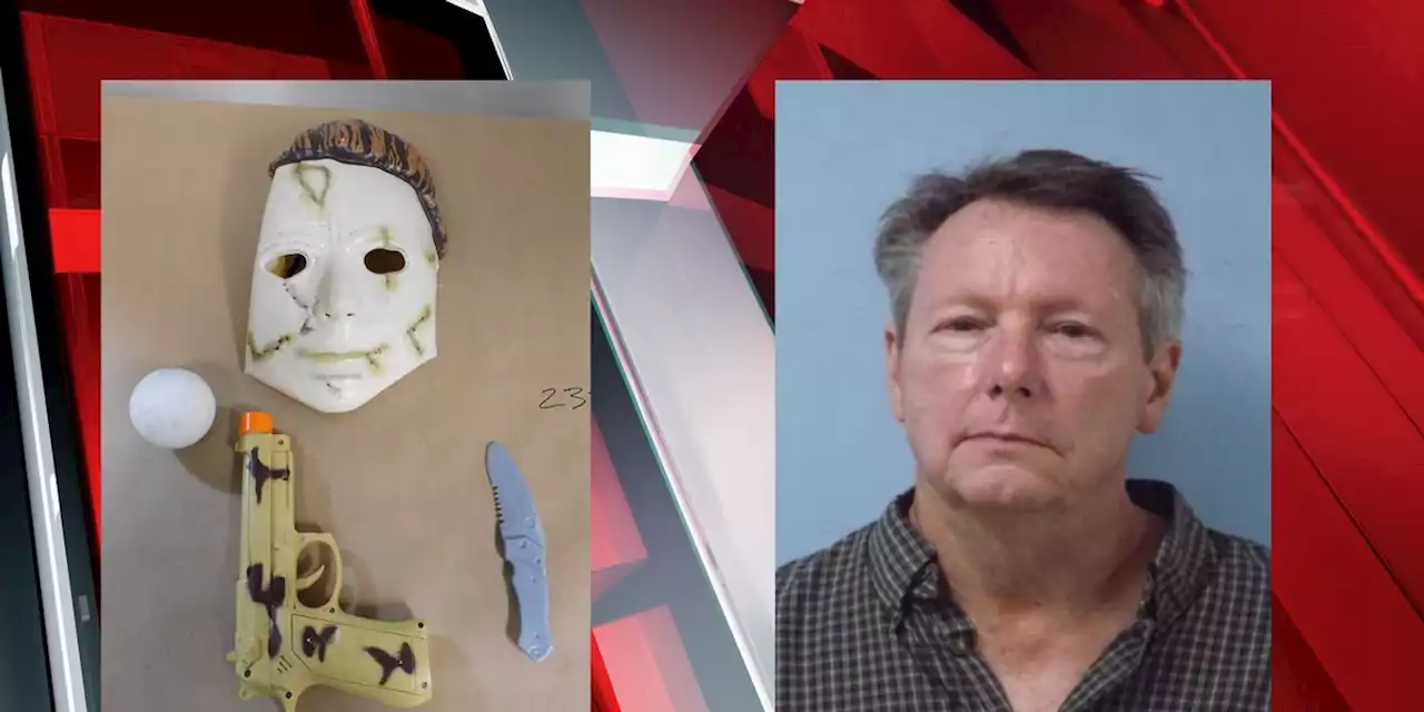 Westlake police: Knife-wielding grandpa in ‘Michael Myers’ mask charged after scaring woman