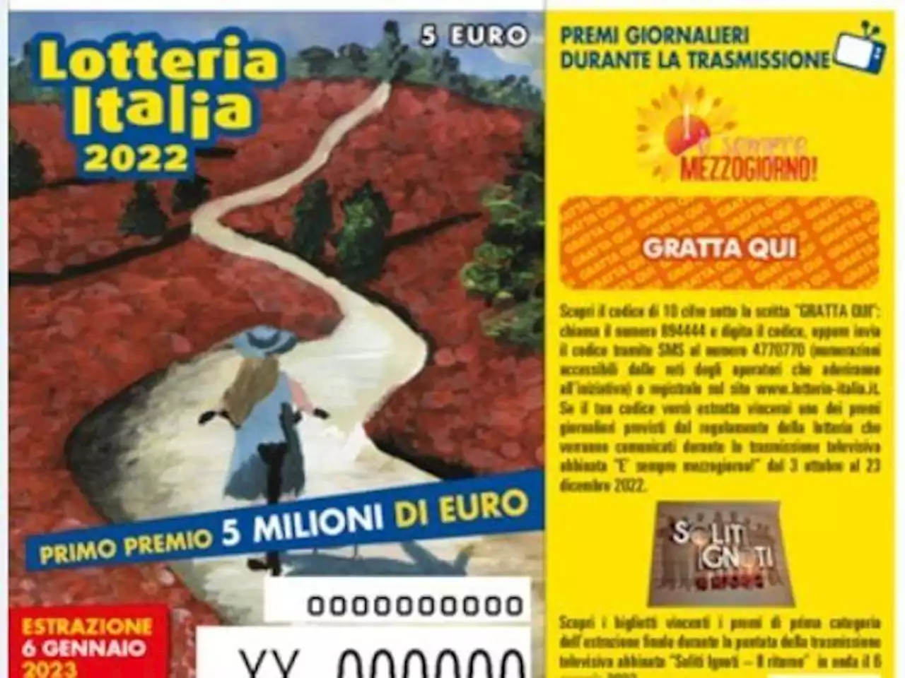 Luca, giovane autistico, disegna la fortuna sui biglietti della Lotteria