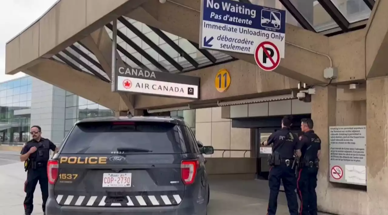 Suspect in custody after shooting outside Calgary International Airport