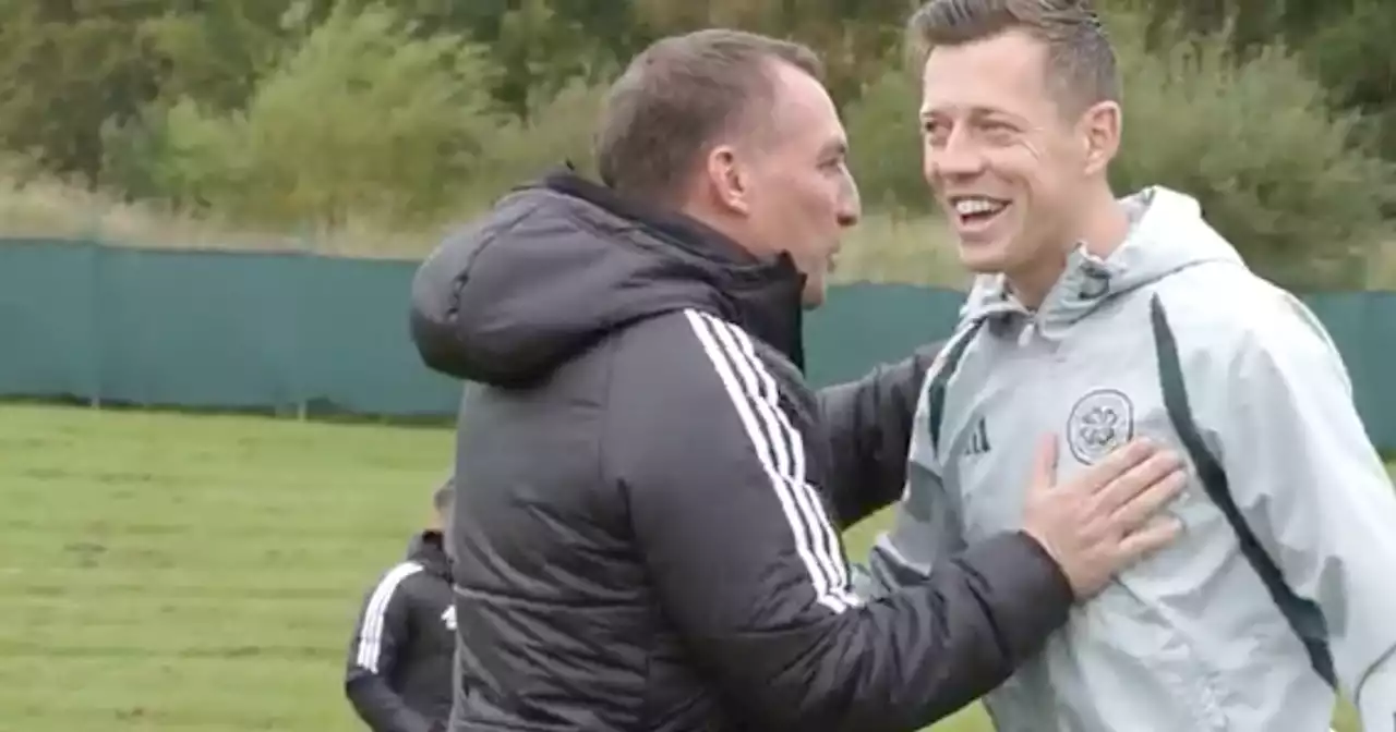 Brendan Rodgers has Celtic captain Callum McGregor with dual language one liner