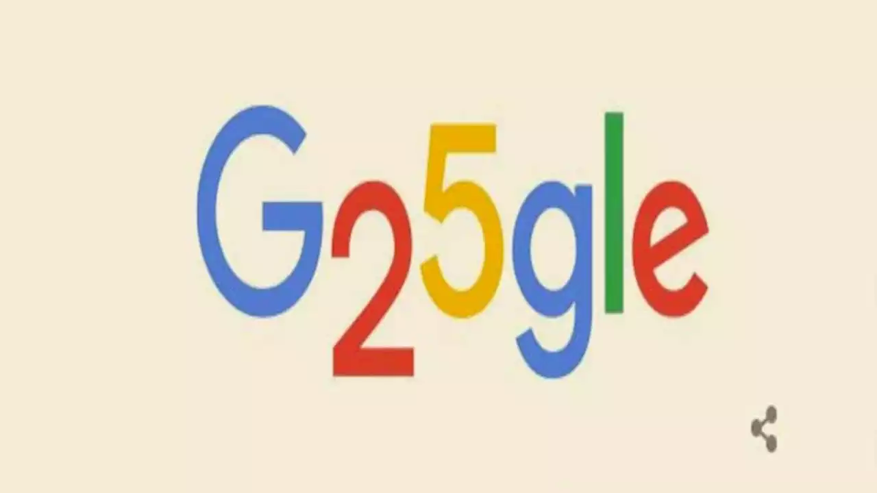 Google celebrates 25th birthday with special doodle