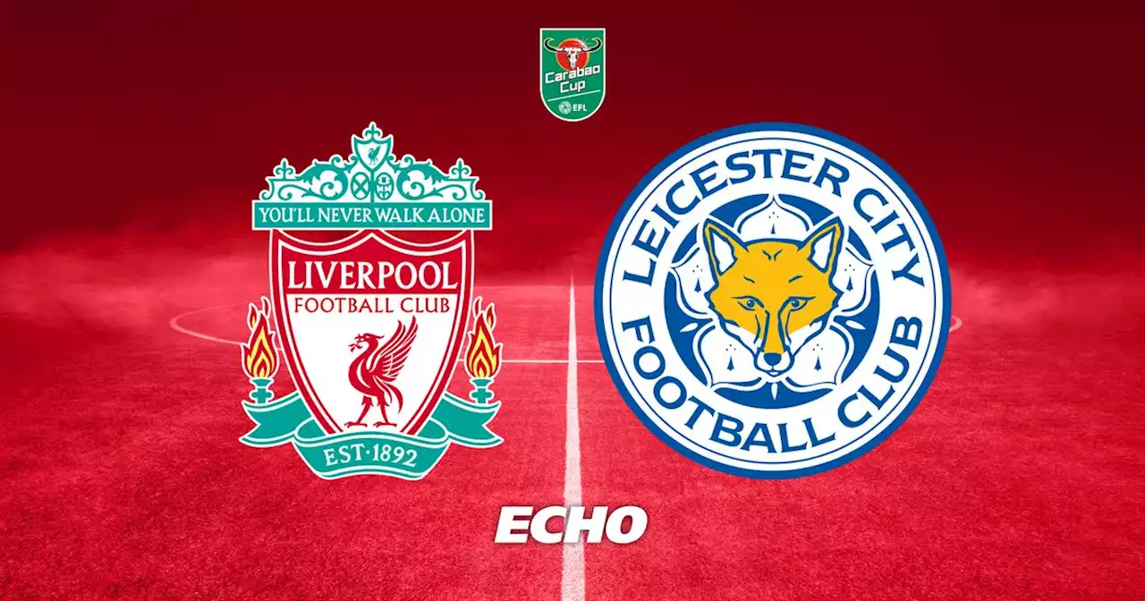 Liverpool vs Leicester City live - team news, line-ups, TV channel