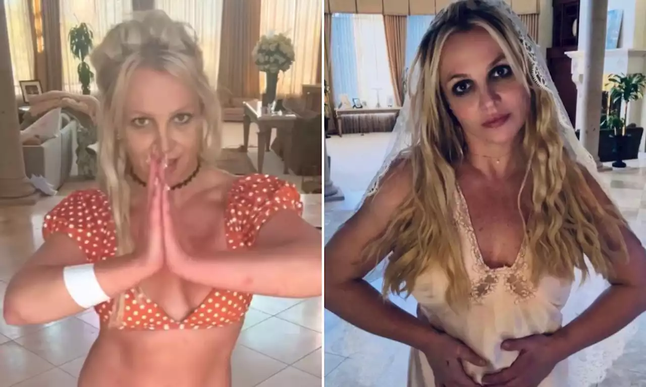 Britney Spears aparece vendada después de baile con cuchillos en homenaje a Shakira