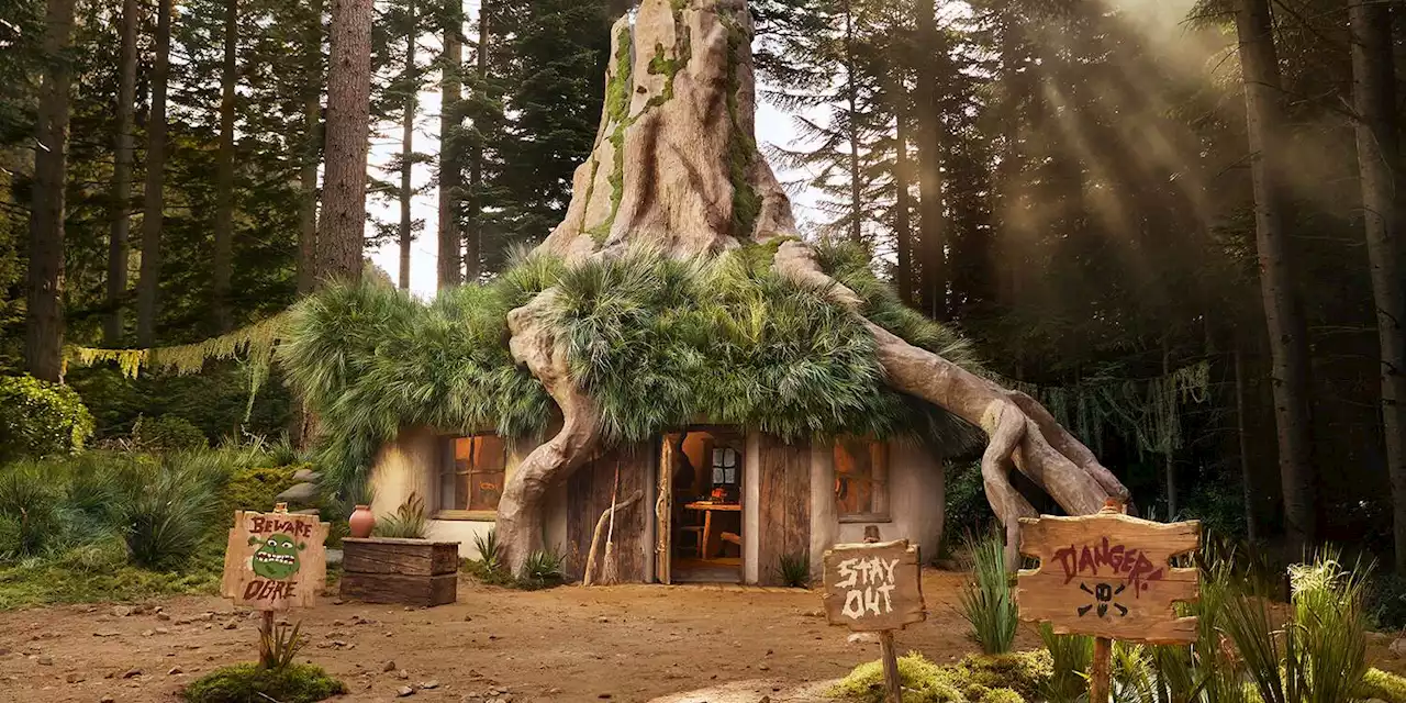 Here's your chance to book Shrek's swamp on Airbnb