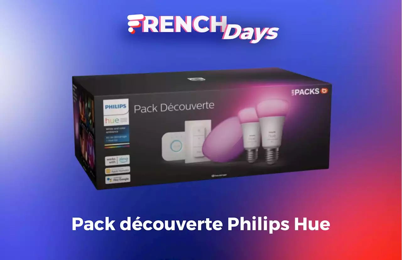 C'est le moment d'acheter des ampoules Philips Hue pour pas cher pendant les French Days