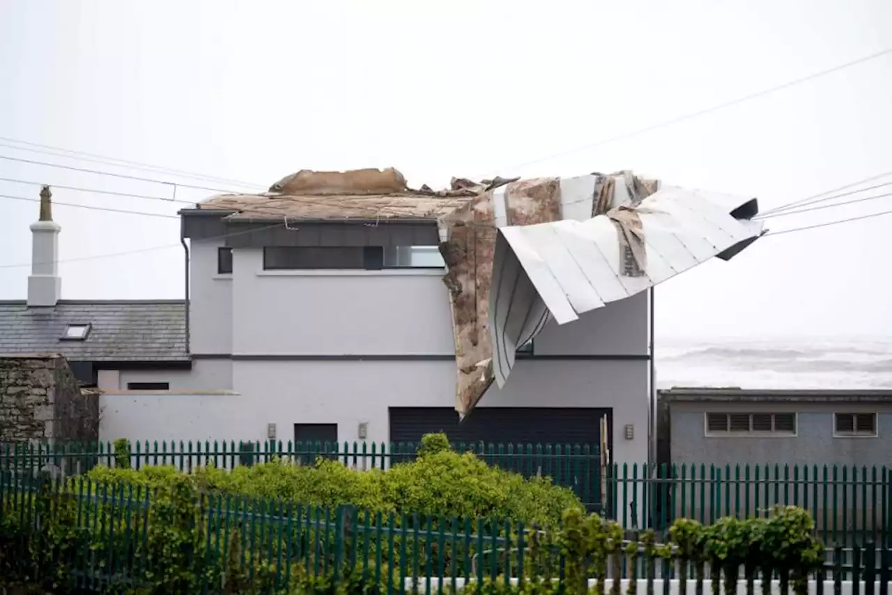 Roof blown off building in Co Cork as Storm Agnes ravages Ireland