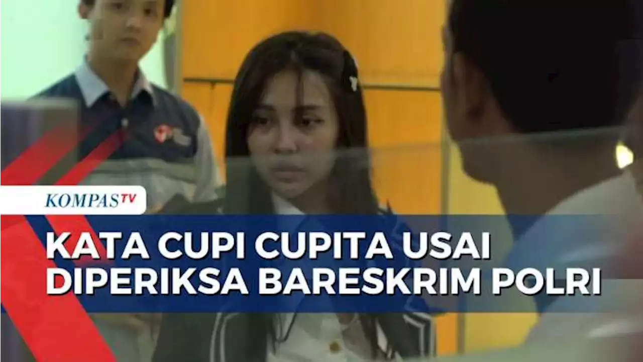 Usai Diperiksa, Cupi Cupita Mengaku Tidak Tahu Telah Promosikan Situs Judi Online