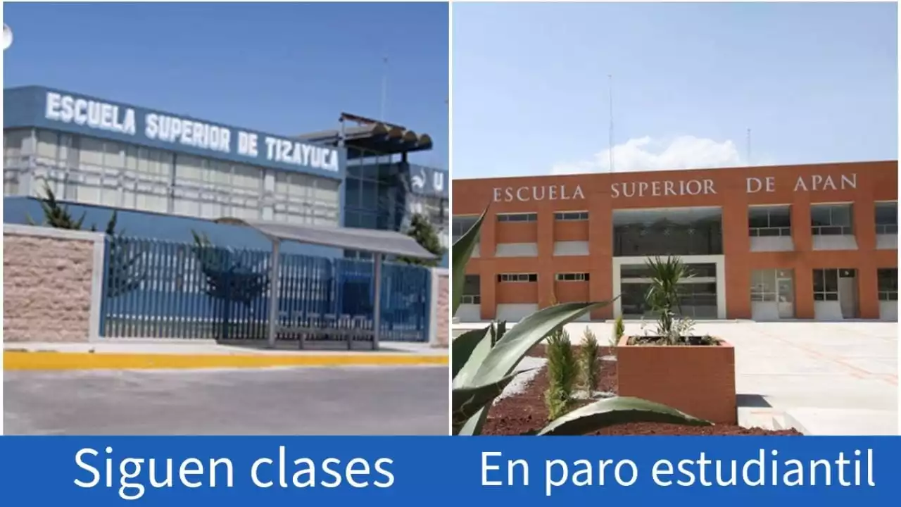 UAEH: estudiantes de Escuelas Superiores se dividen, unos a clases y otros a paro