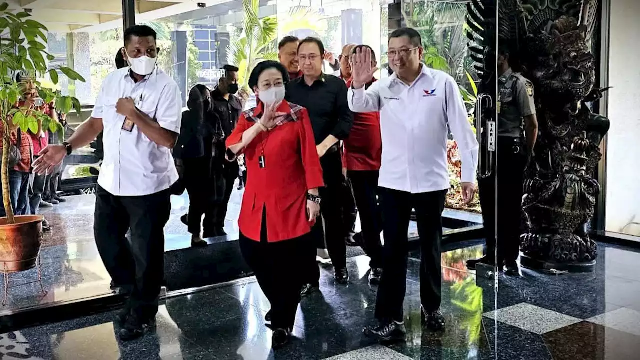 Megawati Didampingi Prananda Prabowo, Hadiri Rapat dengan Para Ketum Parpol Pendukung Ganjar