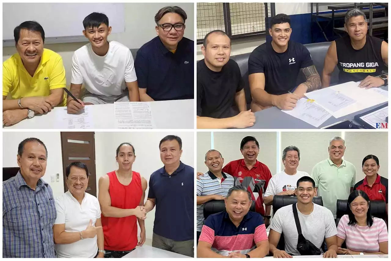 Top big men, Kyt Jimenez sign rookie contracts