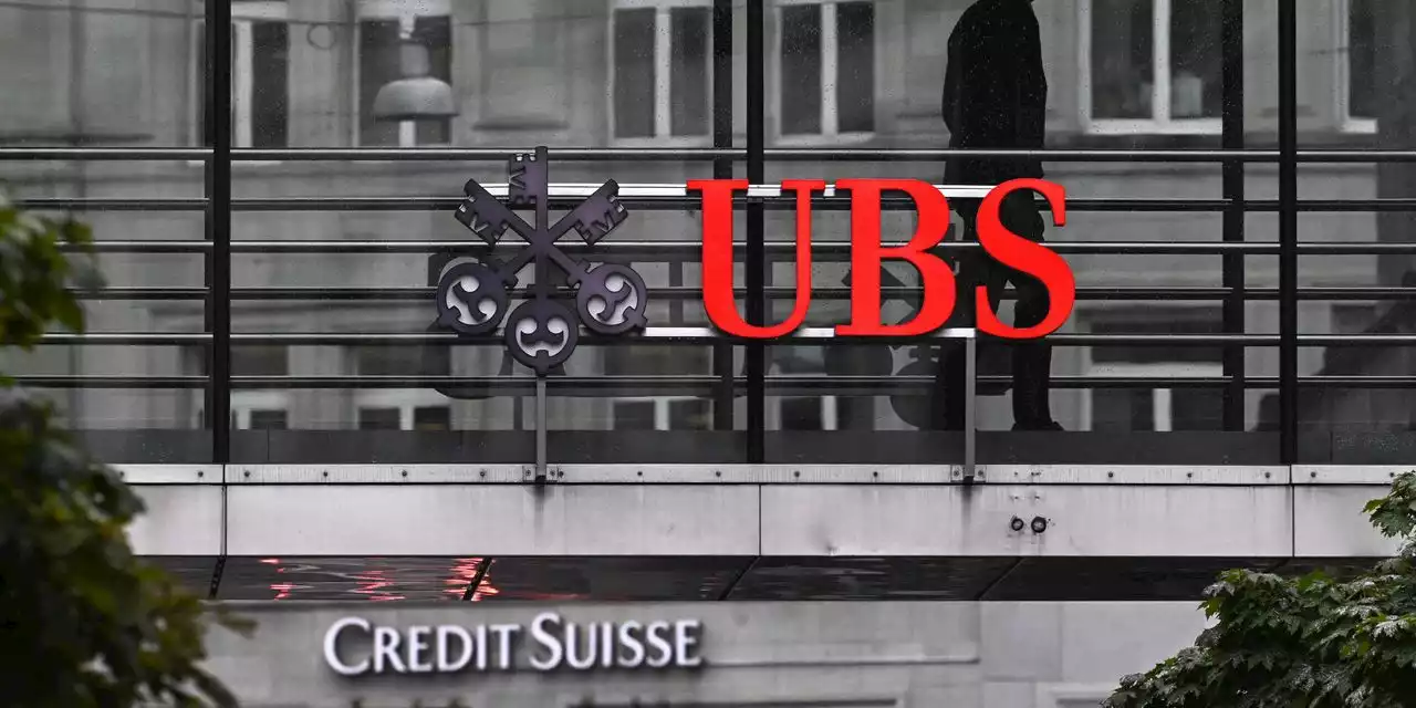 UBS shares drop after report U.S. DOJ probing Credit Suisse over Russian sanctions evasion