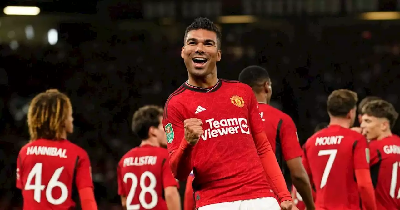 Casemiro produces masterclass as Man Utd dump Crystal Palace out of Carabao Cup