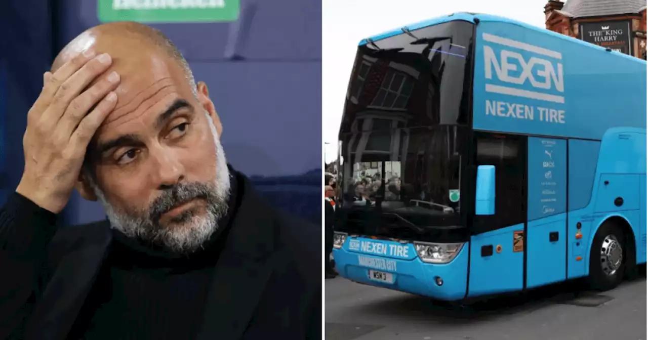 Pep Guardiola bemoans Man City squad being unable to fly home from Newcastle