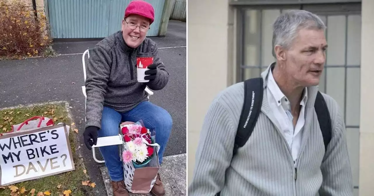 Thief caught after mum picketed his house with 'Where's my bike Dave?' sign