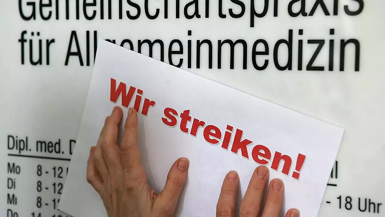 Einige Arztpraxen aus Protest geschlossen