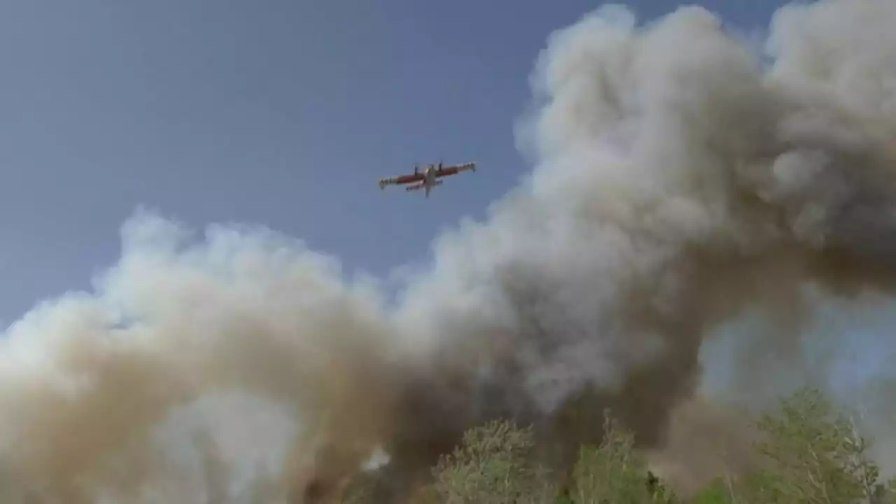Island experiencing heavy smoke from mainland wildfires