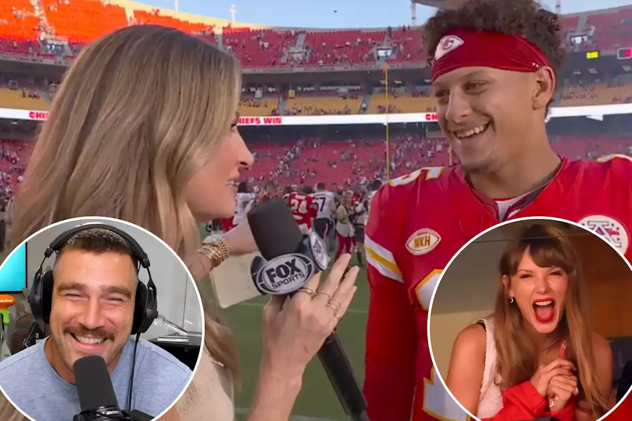 Travis Kelce jabs Patrick Mahomes over Taylor Swift touchdown comments