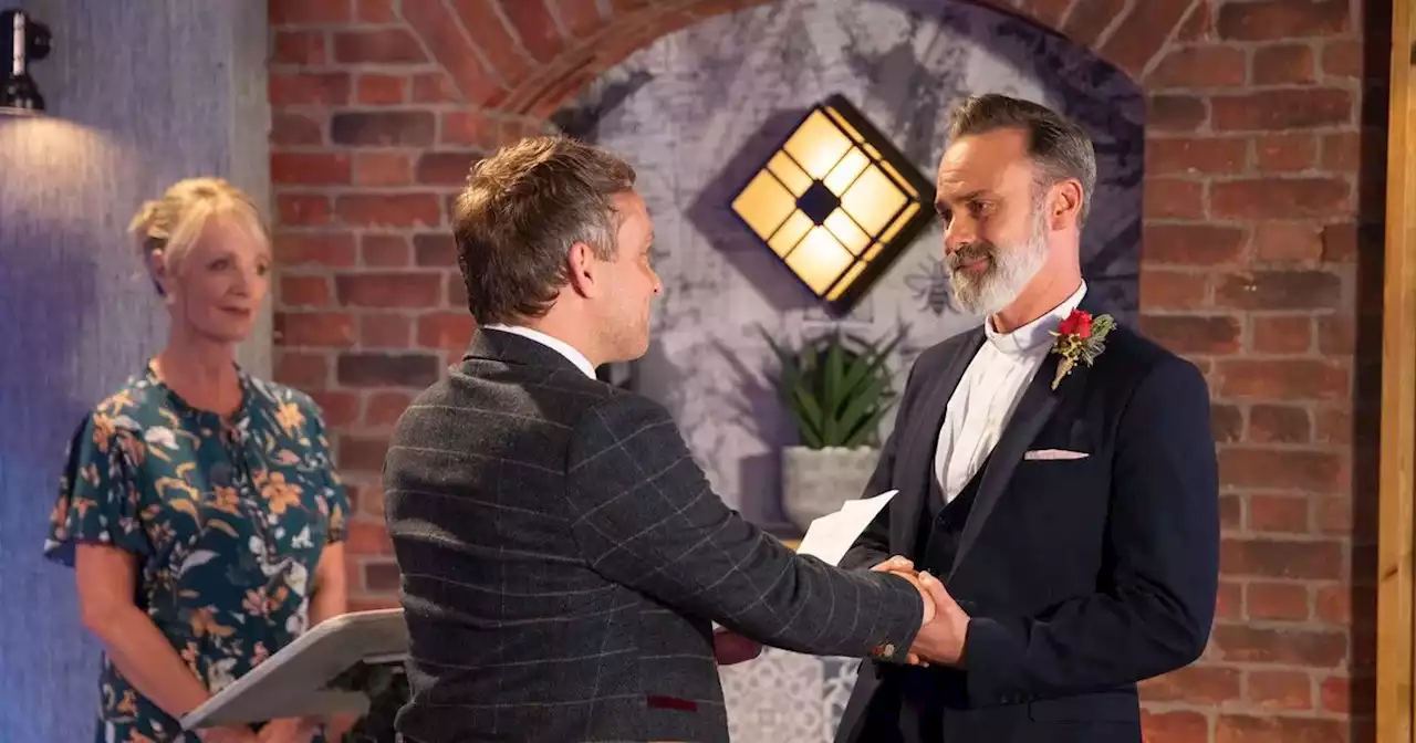 Coronation Street's Paul marries Billy in ITV soap's first gay wedding