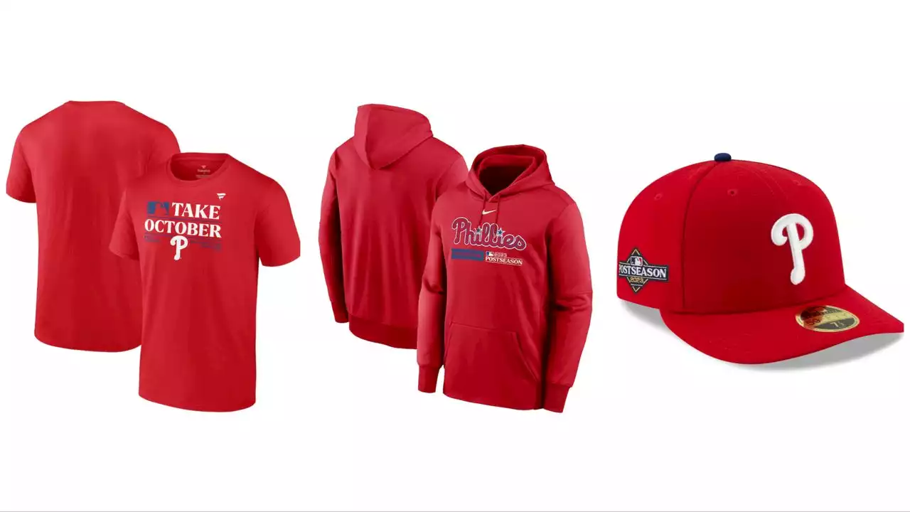 2023 Philadelphia Phillies Take October gear: Where to get postseason t-shirts, hoodies, hats