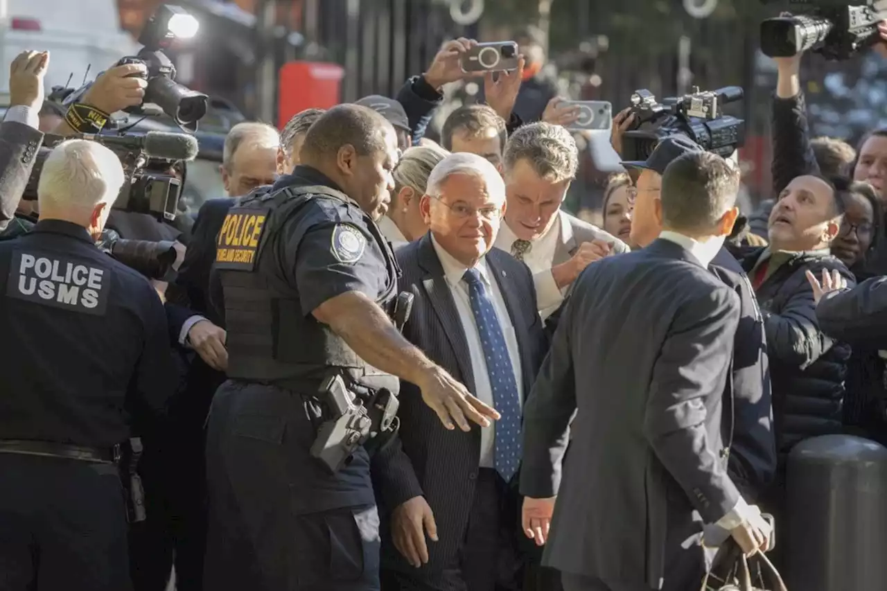 US Sen. Bob Menendez pleads not guilty to pocketing bribes in a wide-ranging corruption case