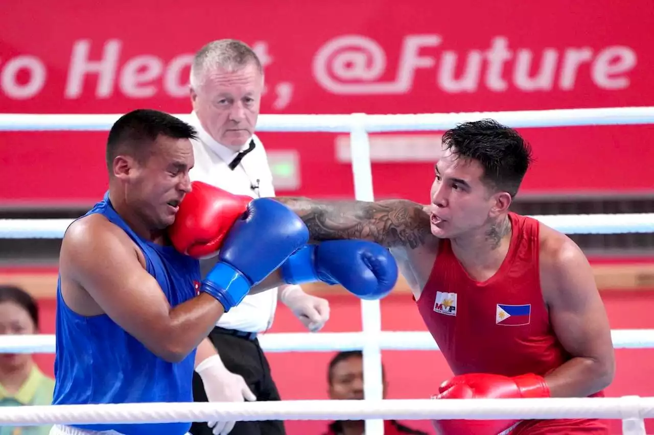 John Marvin punches quarterfinal ticket in Asian Games boxing, Mark Fajardo gets boot